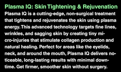 plasma iq treatment info